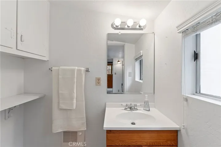 Half bathroom on main level.
