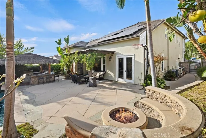 Firebowl Sitting Area at Backyard