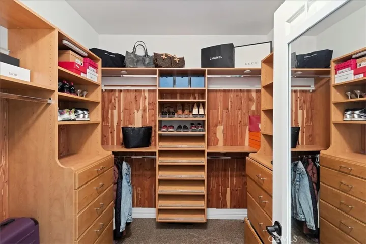 Primary walk-In Closet