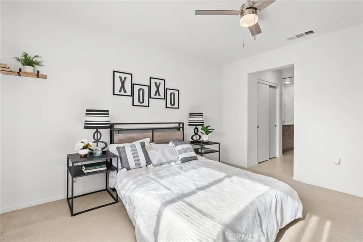 HUGE primary bedroom with natural light that fills the room
