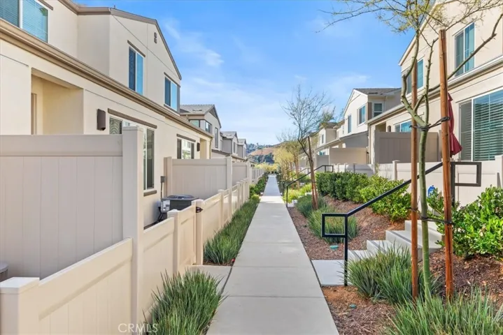 Take a walk through this pathway into your new home.