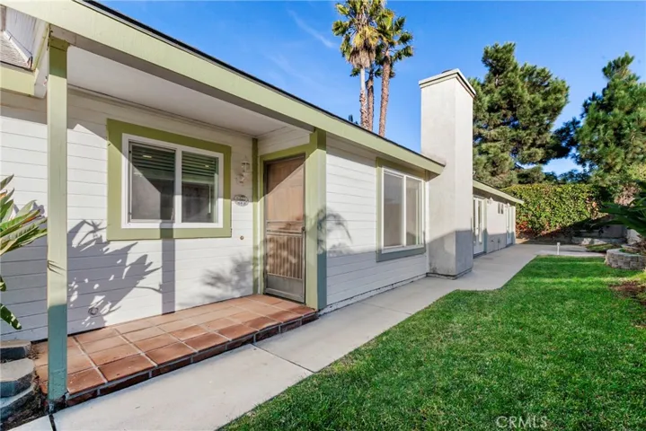 Front Door and Yard
