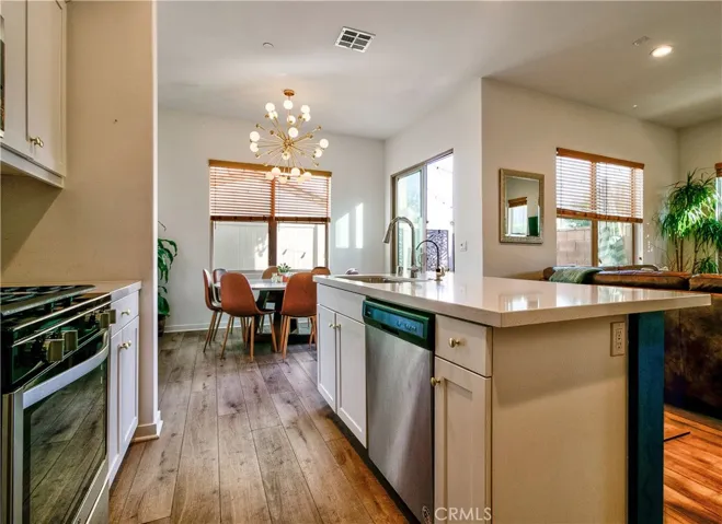 Kitchen looking towards dining area
