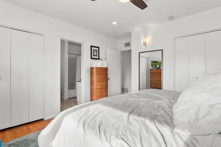 Primary bedroom at front of home.