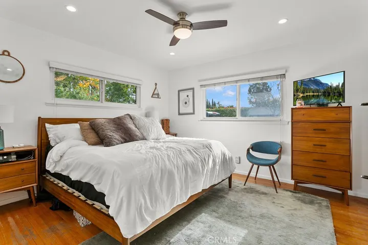 Primary bedroom at front of home.