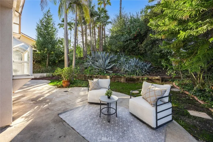 Very Private Backyard.
