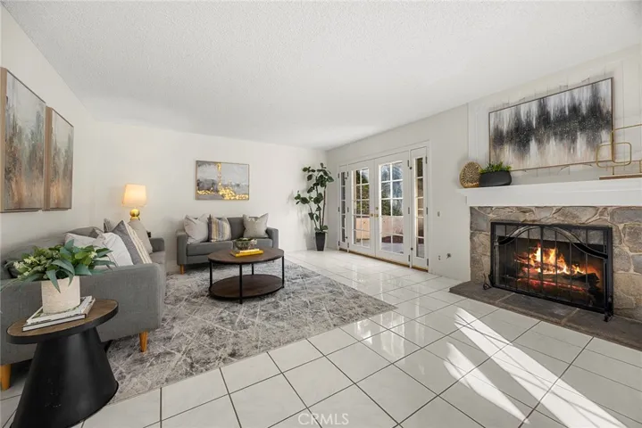 Family Room with Fireplace.