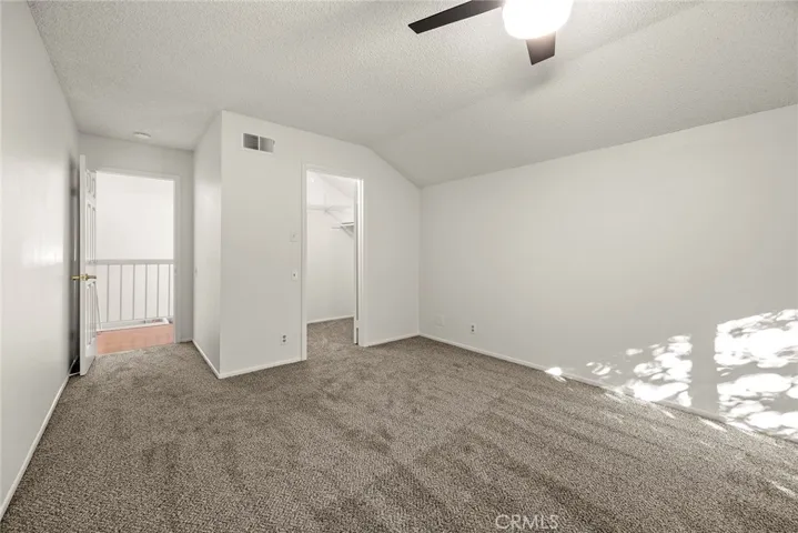 Secondary Bedroom #1,  with Large Walk In Closet.