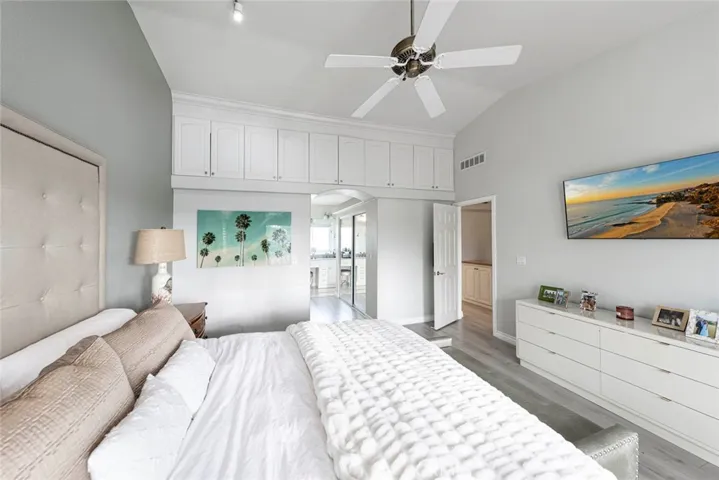 Master bedroom with plenty of storage