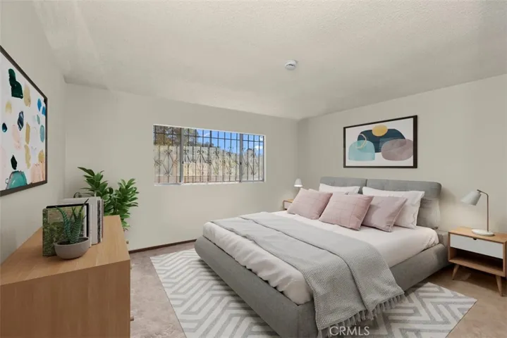 Virtually Staged Primary Bedroom