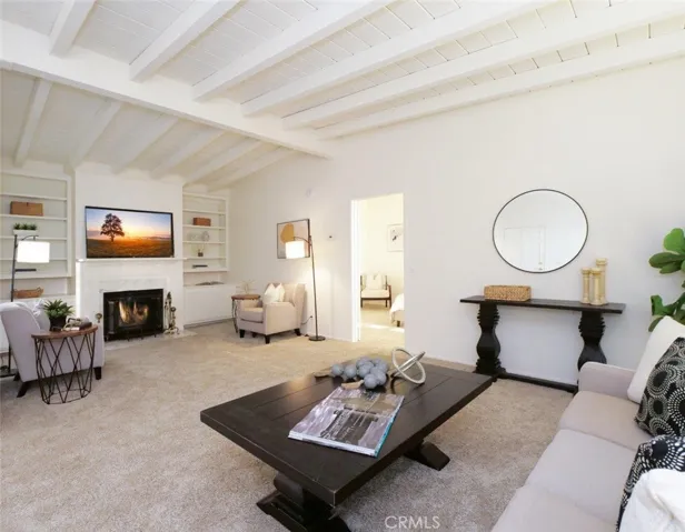 Guest House Living Room with Fireplace