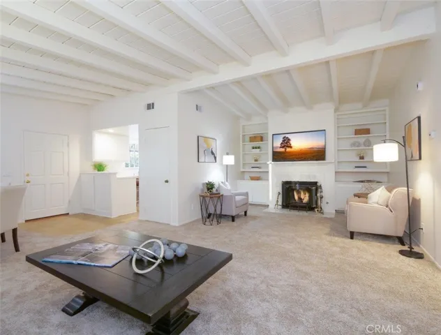 Guest House Living Room with Fireplace
