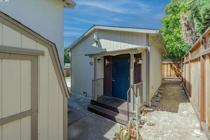 with view of shed