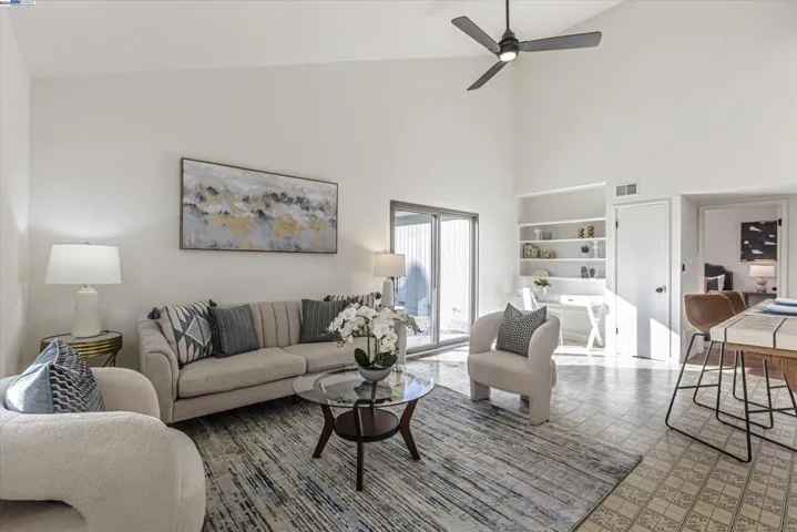with vaulted ceilings