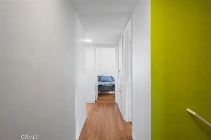 As you go upstairs, 3 bedrooms to the right and primary bedroom to the left.