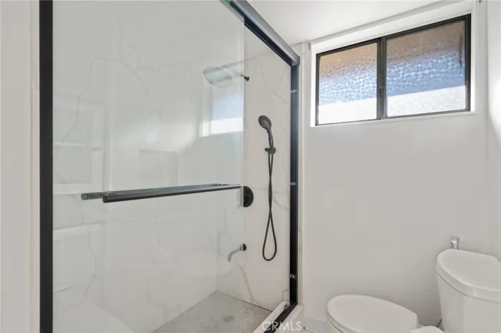 Nicely updated guest bathroom