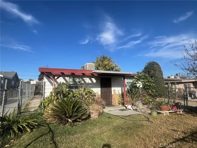 Front side view of the house