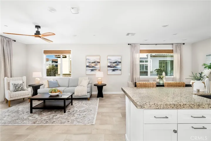 high ceilings for abundant natural light