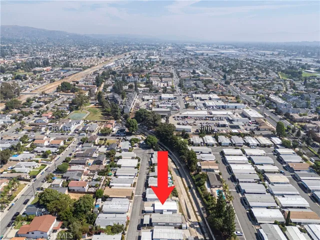 Location of home off Monte Vista