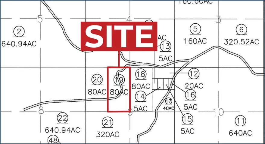 81.43 AC S I-10 & W Hwy 78, PV Parcel Ma