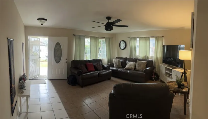 Looking back at the front door.