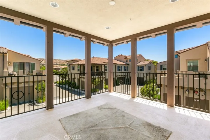 Patio and views of hills
