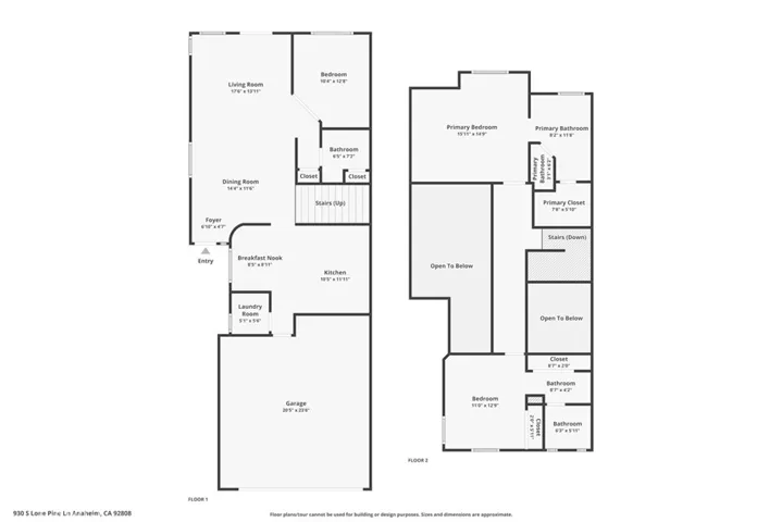 930 S Lone Pine Lane, Anaheim Hills, California 92808