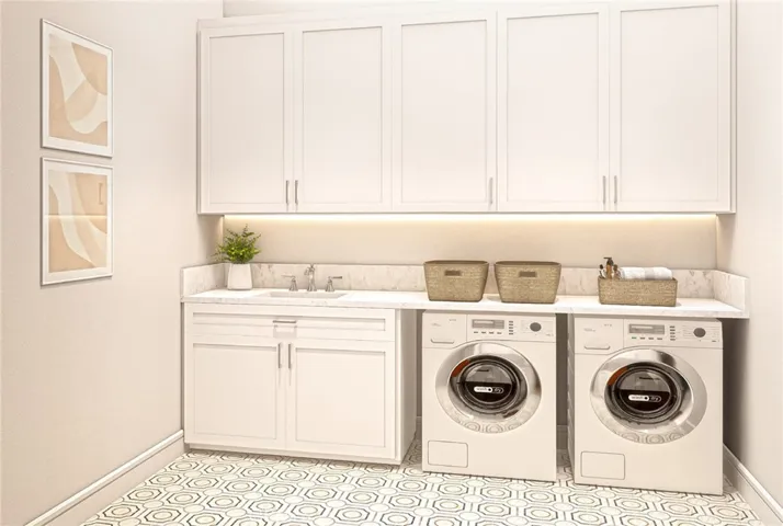 Laundry room Rendering