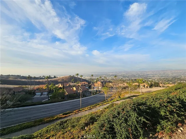 Mountain hillside view