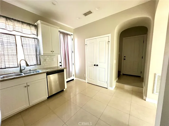 Kitchen back door to backyard