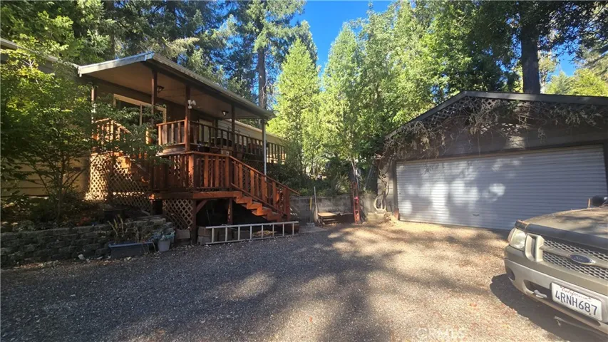Back Yard parking & garage