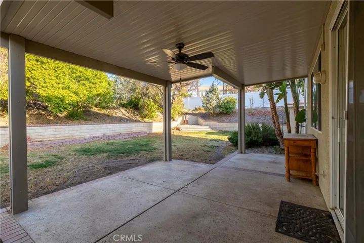 Covered patio