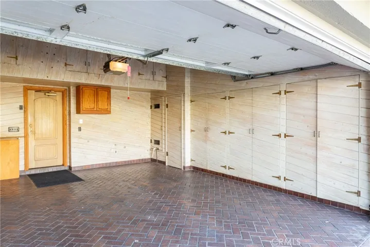 Finished 2-car garage