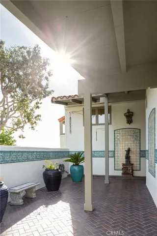 Gated Patio Entry