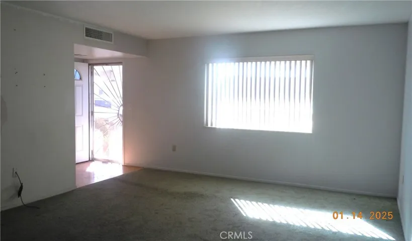 Reverse view of the living room.