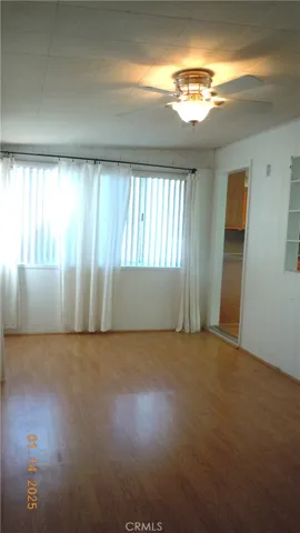 Reverse view of enclosed patio.
