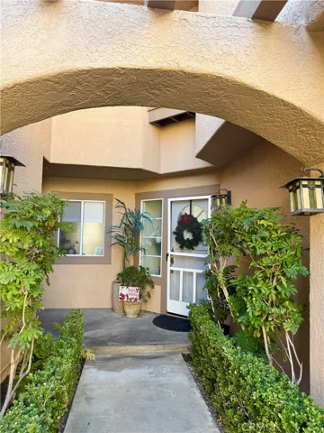 Entrance to the unit