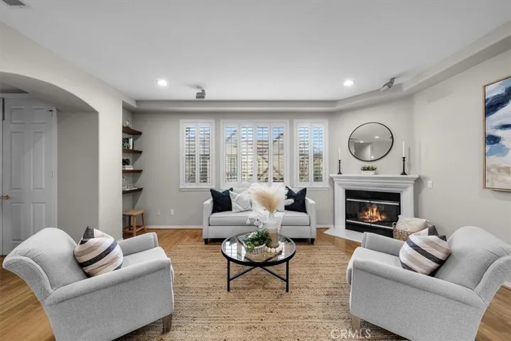 Family room off kitchen