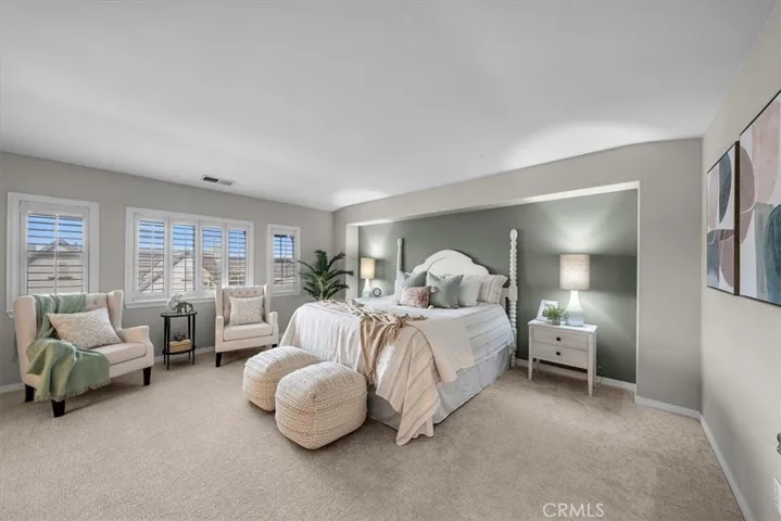 Primary bedroom on top level