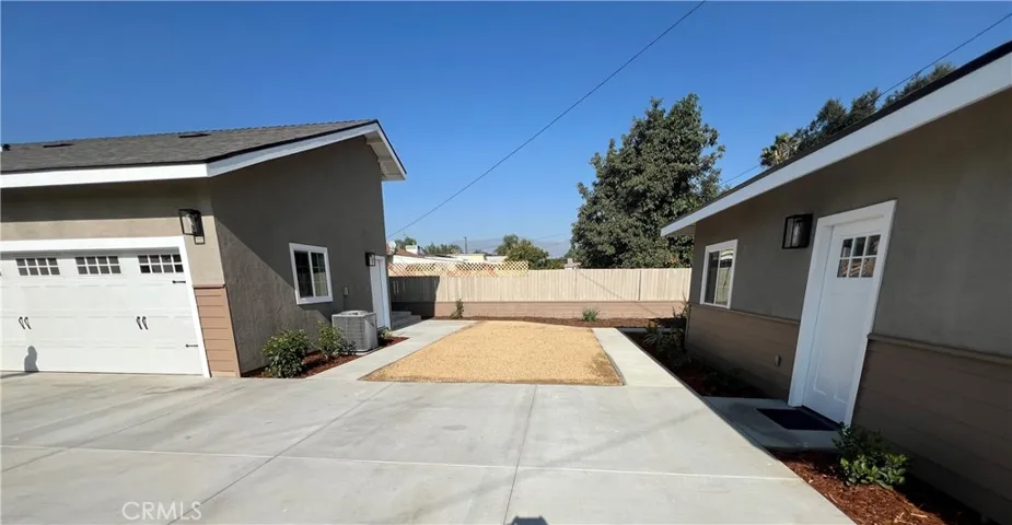 GARAGE AND RV PARKING AREA