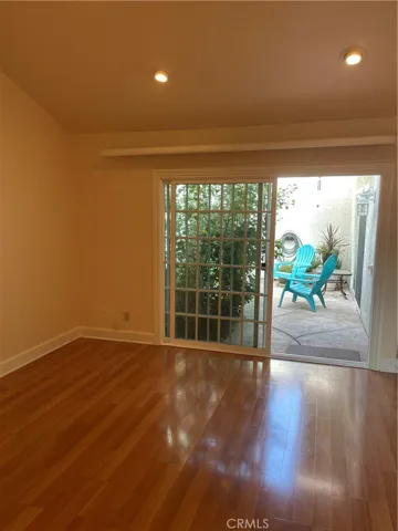 Living room to back patio