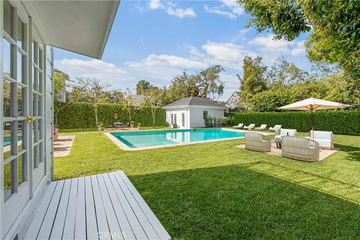 View of the Vintage 20' x 40' Pool with all new equipment from the attached Office