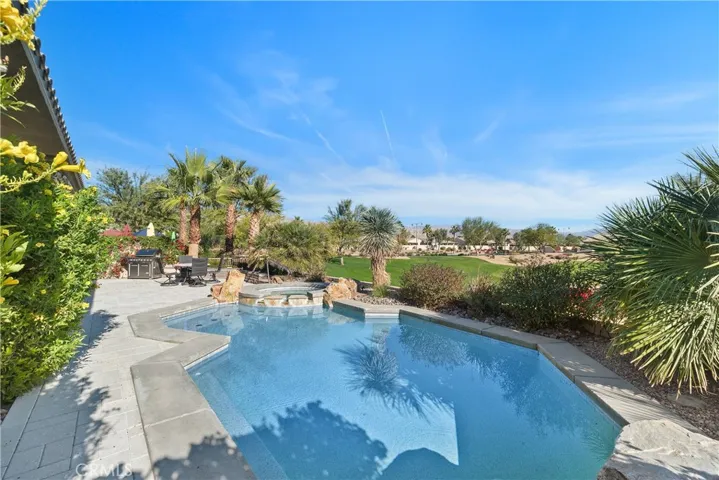 well maintained salt water pool and spa.