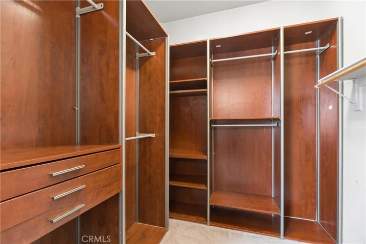 walk in closet .