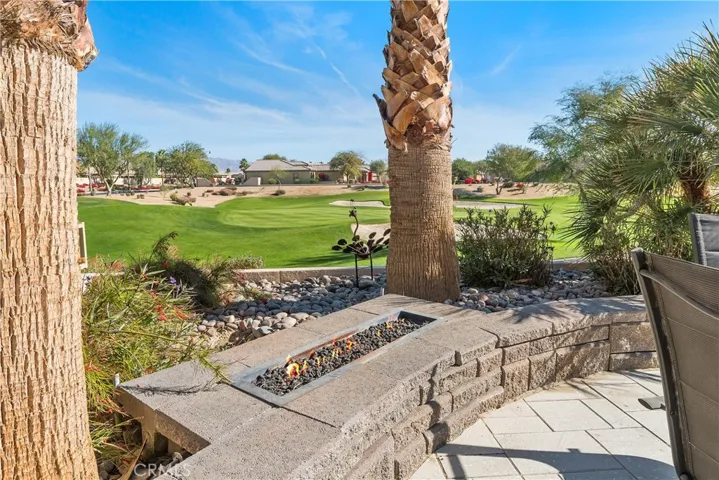 exterior fire pit.