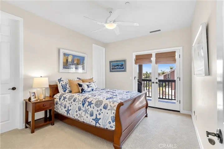 Bedroom #2 with an ensuite, walk in closet and private covered balcony.
