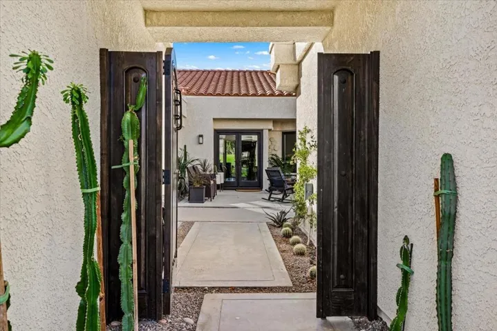 Desert landscaping