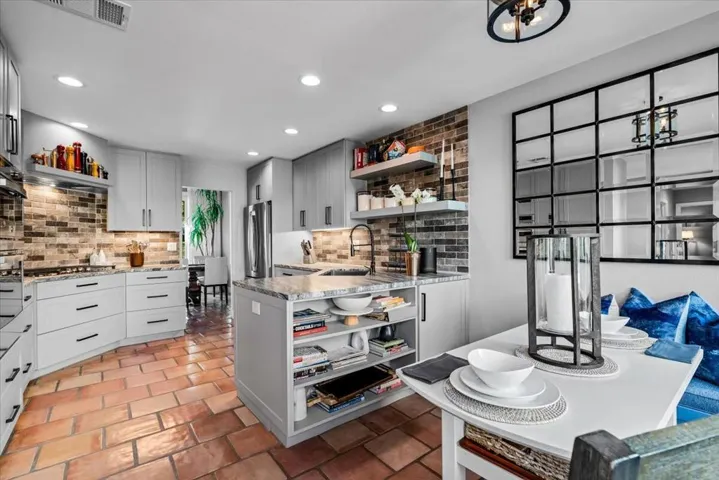 All redone kitchen