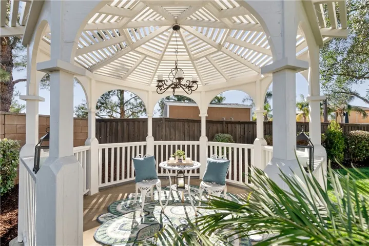 Sip tea in the serene Gazebo