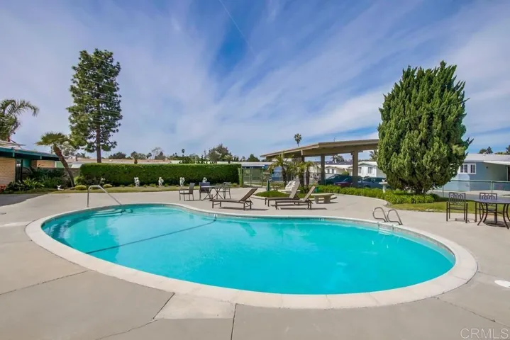 Refresh yourself in the community pool!